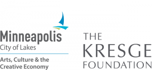 Mpls city of lakes arts, culture and the creative economy, the kresge foundation logos